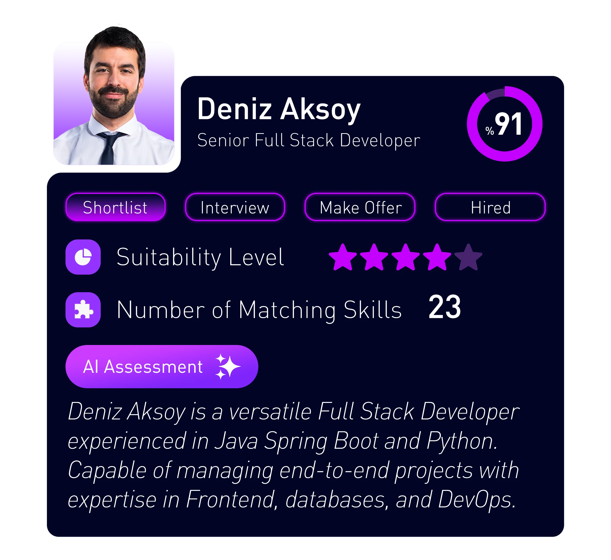 Smart CV Scoring and Shortlisting